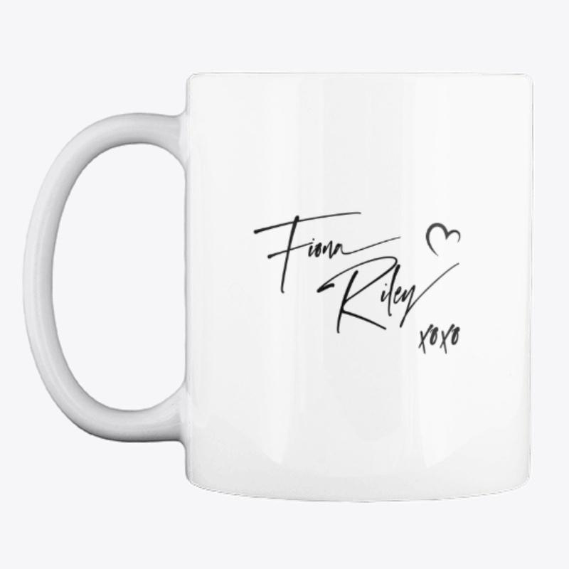 Fiona Riley Signature Mug Black Logo