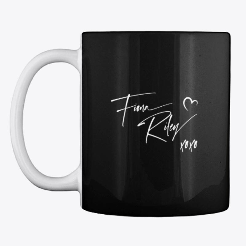 Fiona Riley Signature Mug White Logo